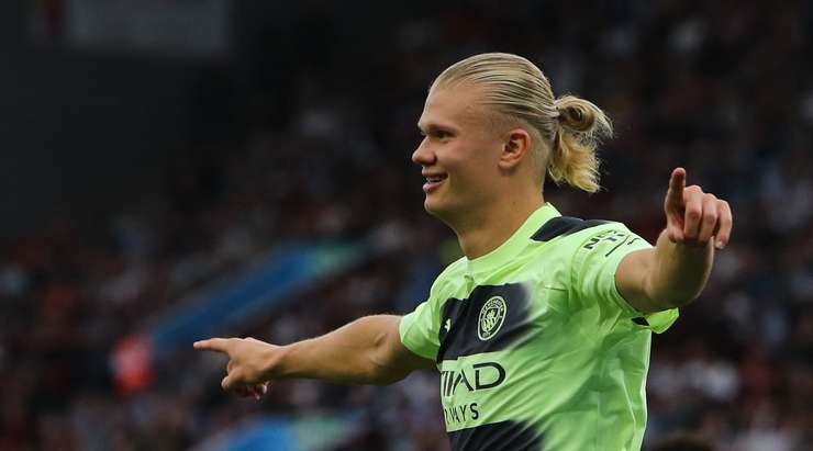 Haaland scored for Manchester City