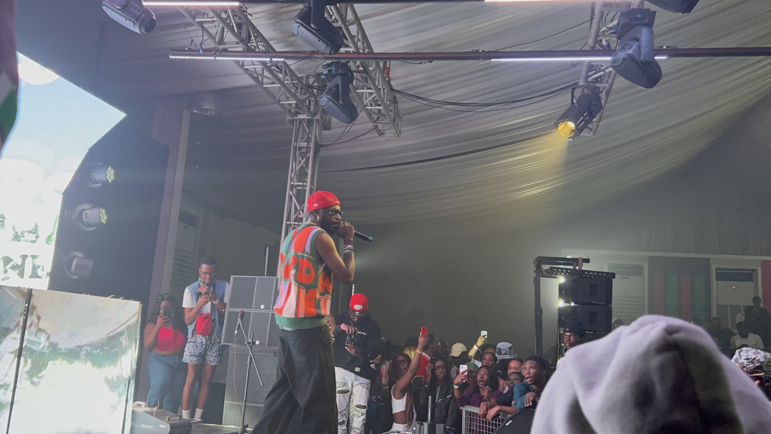 BOJ thrilling fans at Homecoming Festival held at the Harbour Point centre, in Victoria Island, Lagos