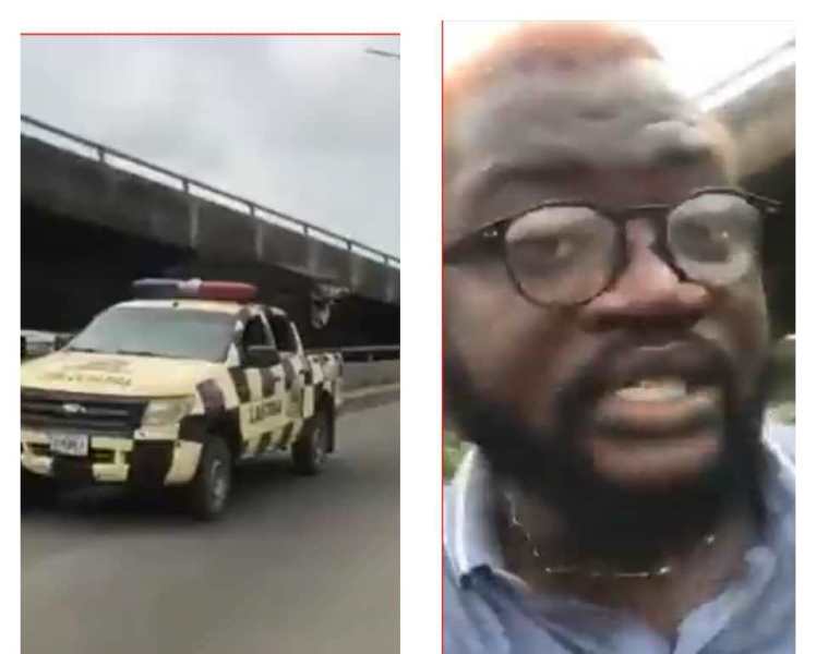 Viral video: LASTMA summons officials driving ‘one-way’
