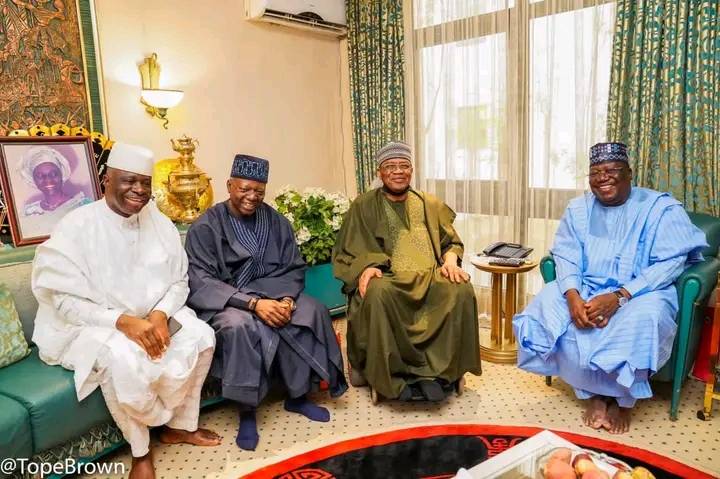 Ahmad Lawan holds closed-door meetings with IBB, Abdulsalami