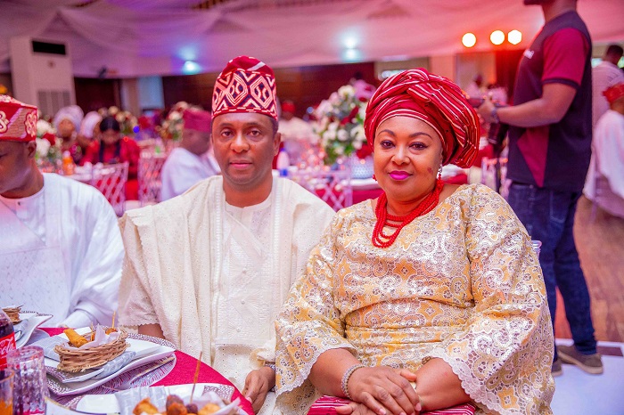 Mr and Mrs Tunde Oriolowo at the event
