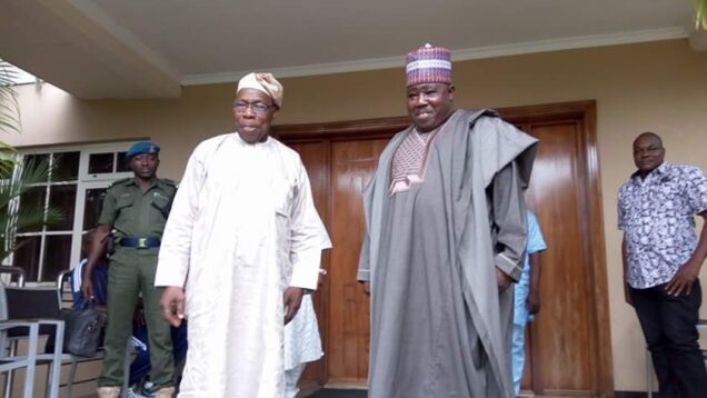 Olusegun Obasanjo and Ali Modu Sheriff