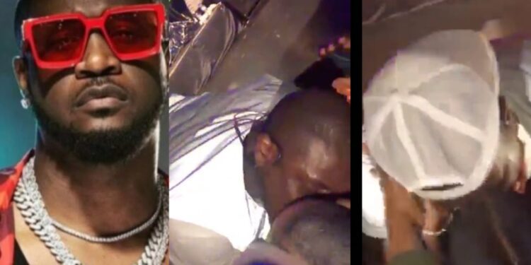 My family not complaining about passionate kiss with fan - Peter Okoye