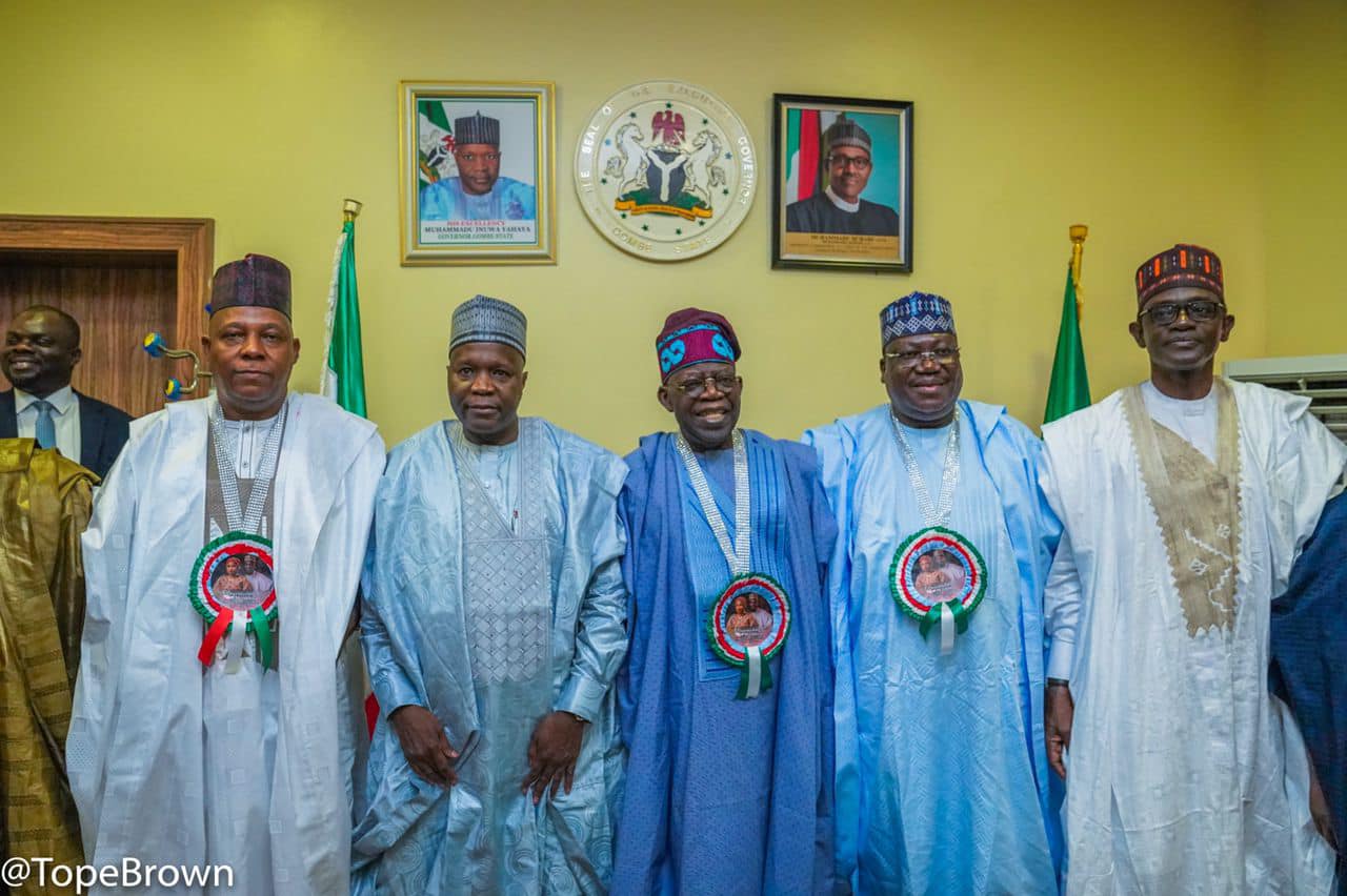 Shettima, Tinubu, Lawan and Yahaya