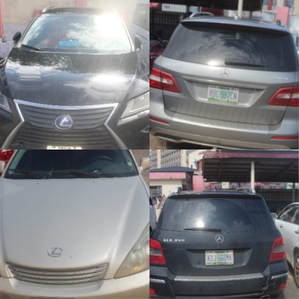 Recovered Vehicles from fraudsters