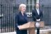 Liz Truss delivering her first speech at Downing Street.