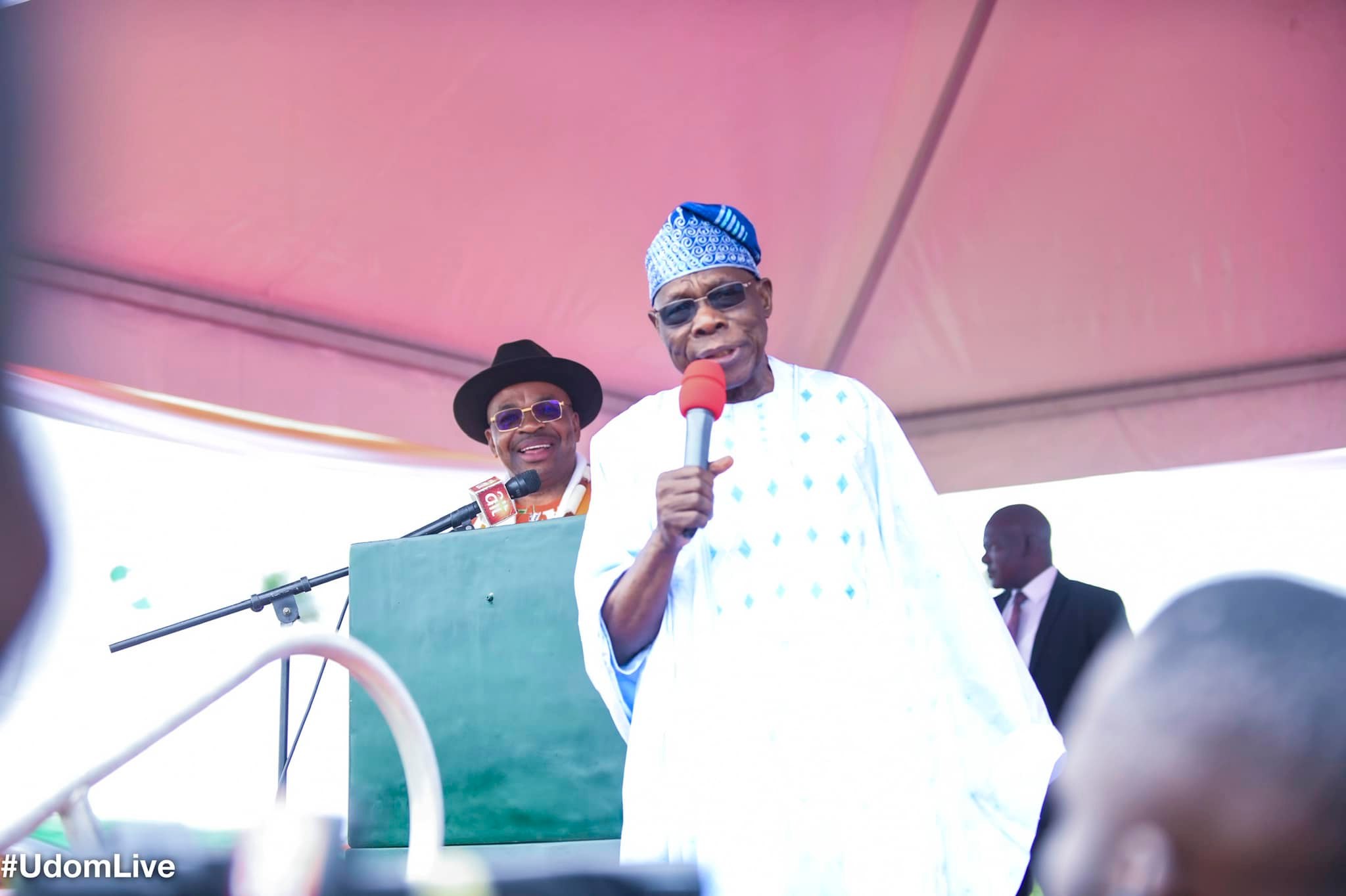 Obasanjo to Gov. Udom: "You are truly a leader"