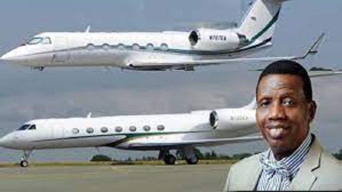 Pastor Adeboye with jets