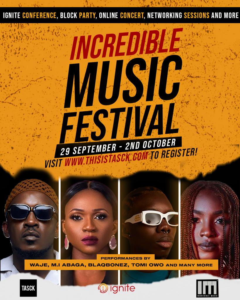 TASCK announces return of its Incredible Music Festival - P.M. News