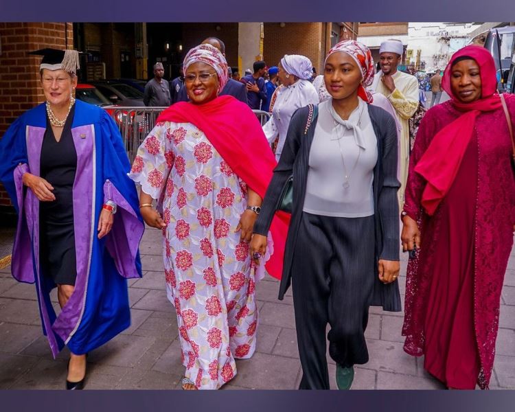 Aisha Buhari and others at the event