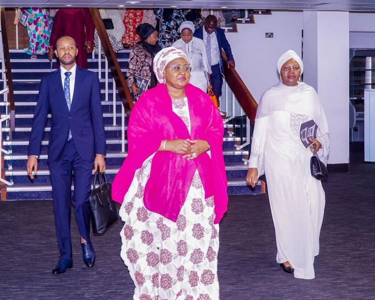 Aisha Buhari at the event