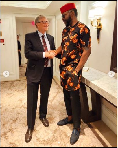 Ebuka and Bill Gates