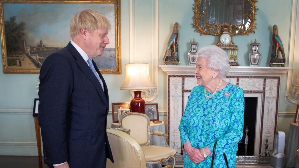 Boris Johnson and Queen Elizabeth