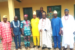 Oba Babatunde Jemilehin, Aladesodedero I, (3rd right) with some alumni of St. Thomas' Catholic Primary School, Odo Oro-Ekiti