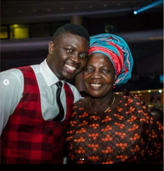 Seyi Law and his late mum, HM Queen Esper Tinuola Aletile