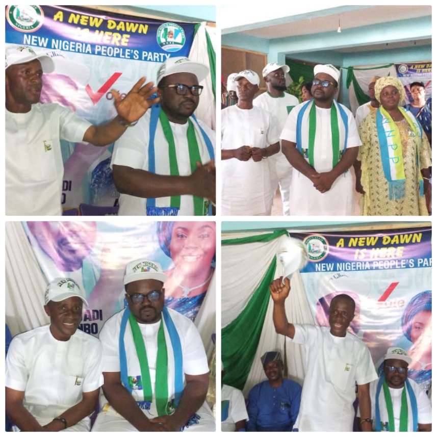 Olufemi Ajadi congratulates NNPP's southwest secretary Tunde Oke