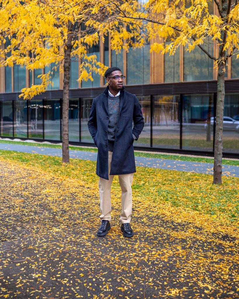 Creator Abraham Adegeye in H&M for Essentials Campaign