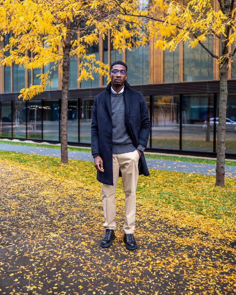 Creator Abraham Adegeye in H&M for Essentials Campaign