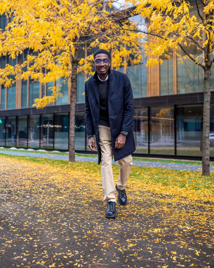 Creator Abraham Adegeye in H&M for Essentials Campaign