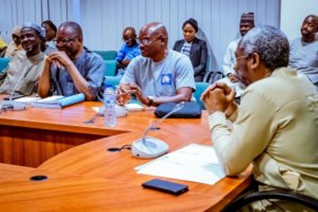 Gbajabiamila at a meeting with ASUU leadership on Monday