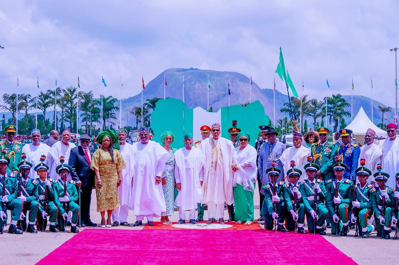 Buhari and others at the event