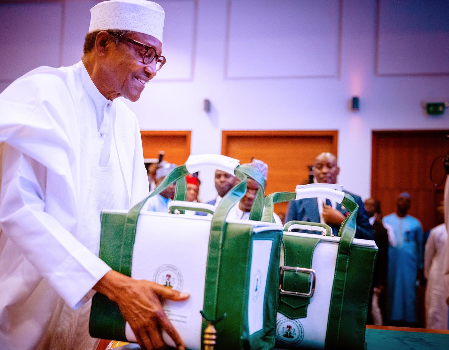 President Buhari presents 2023 budget to National Assembly