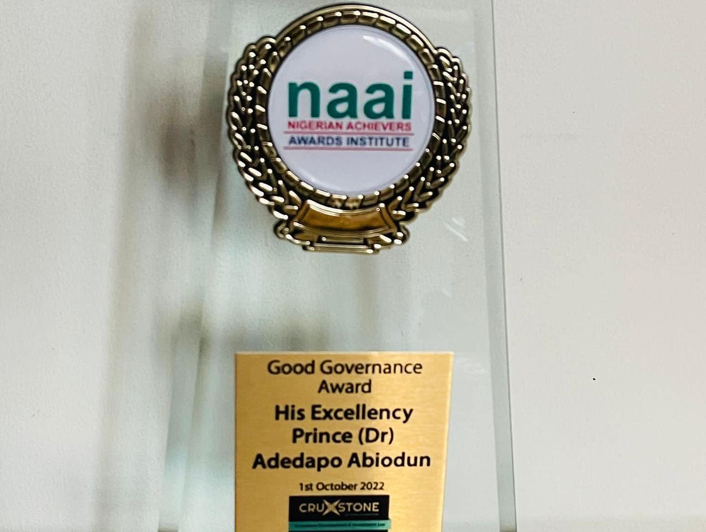 Gov. Abiodun wins Good Governance Award in London
