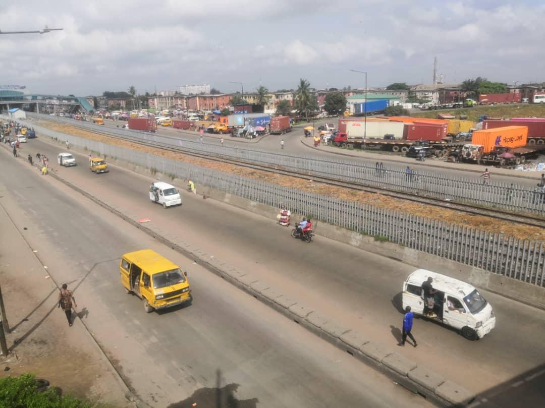 Scarcity of buses on Lagos roads