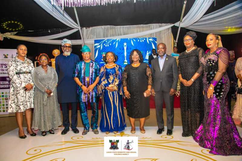 Ibijoke Sanwo-Olu with others at the event