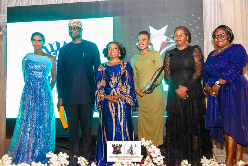 Ibijoke Sanwo-Olu with others at the event