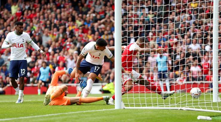 Gabriel Jesus scored the second goal for Arsenal