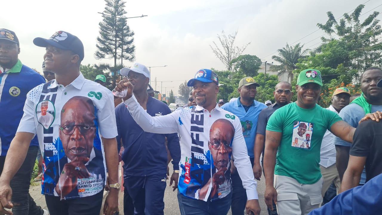 MC Oluomo Joins Pro-Tinubu Rally In Lagos