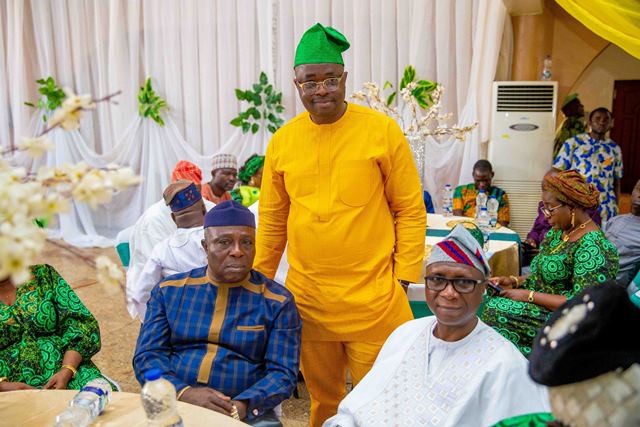 Mr Nojeeb Ajila, Mr Sunday Okeowo and Mr Linus Ozoede