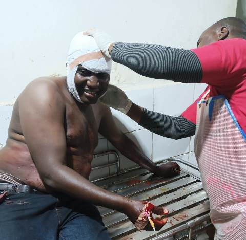 Joshua Alamu attacked