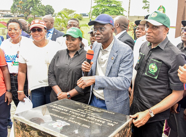 Sanwo-Olu unveils Peace Park