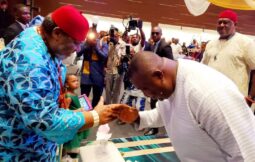 Pete Edochie and Governor Ugwuanyi