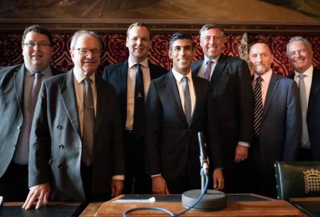 Sunak with Tory MPs