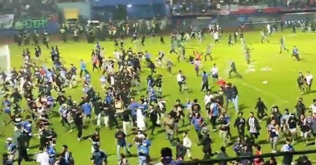The stampede in Indonesia soccer pitch that led to scores of deaths