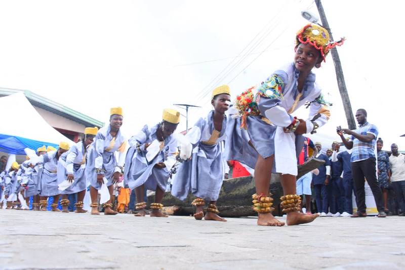Cultural display from the communities