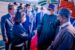 Buhari received by his South Korean host