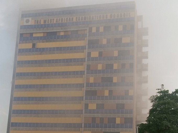 WAEC's office on fire