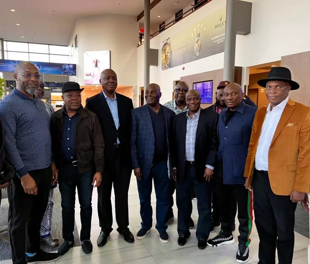 Atiku Abubakar arrives in U.S.