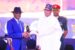 Buhari honours Jonathan, Wike, others with service awards