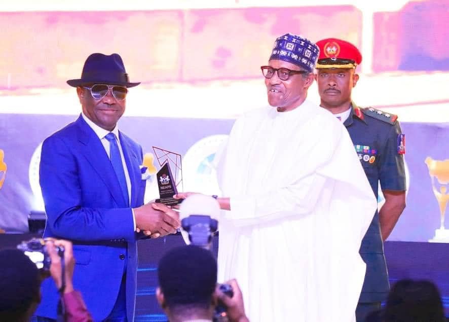 Buhari honours Jonathan, Wike, others with service awards