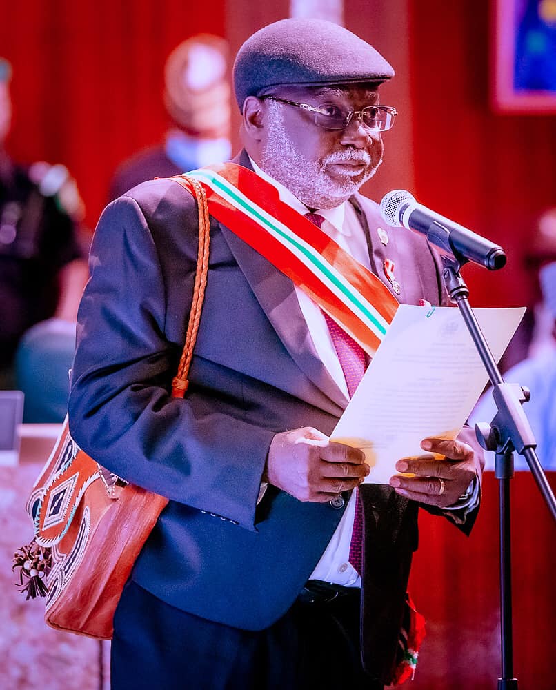 ustice Olukayode Ariwoola when he was sworn in as substantive Chief Justice of Nigeria at the Council chamber of the State House, Abuja, on Wednesday