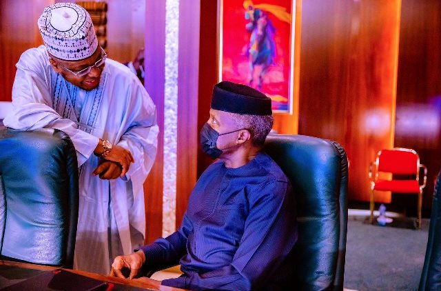 Osinbajo and Pantami at the meeting