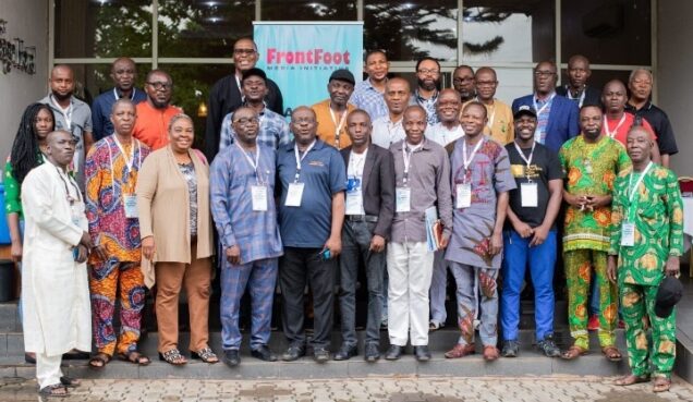 Participants at a two-day intensive training workshop on audit reporting organised by FrontFoot Media Initiative, in Benin, Edo State for selected journalists drawn from print, electronic and online journalists in Edo and Delta, held on 5 and 6 October, 2022.