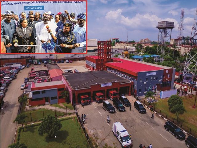Sanwo-Olu inaugurating three new fire stations