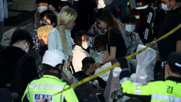 At least 59 people were killed and 150 more were injured in crowd stampede during Halloween celebrations in Seoul, South Korea