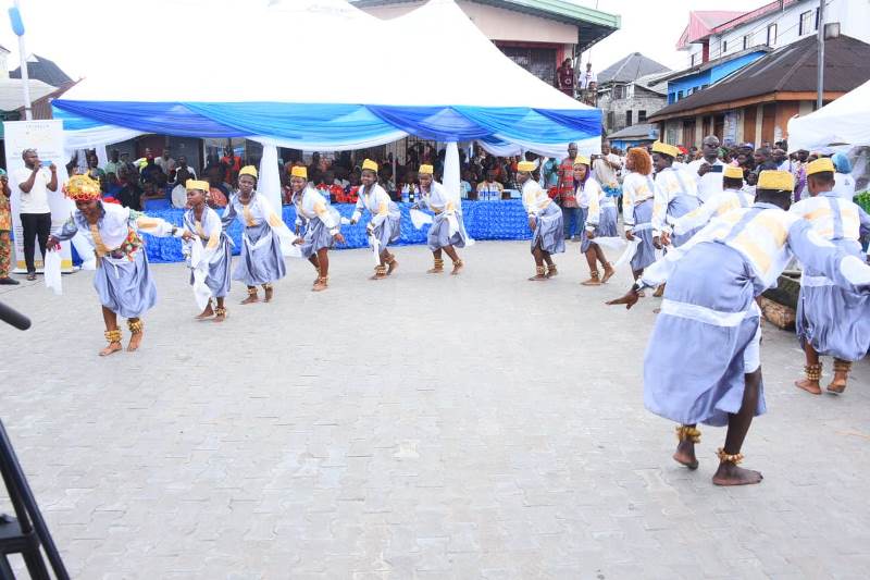 Cultural display from the communities